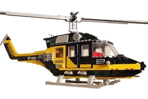Lego 5542 Rettungshubschrauber Black Thunder